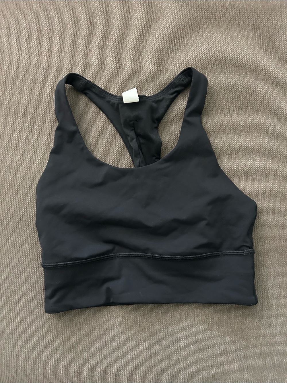Lululemon Invigorate longline sports bra black size 4